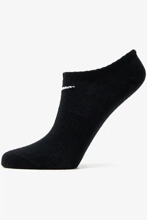 Nike Everyday Cotton Lightweight No Show Socks 3-Pack Black 46-50