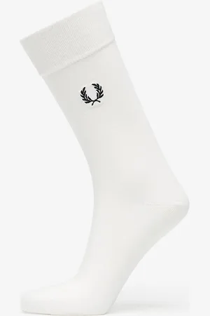 Fred Perry Classic Laurel Wreath Sock Snow White/ Black 39-42