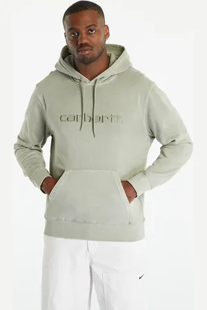 Carhartt Sweatshirt Hooded Duster Sweat UNISEX Yucca Garment Dyed M