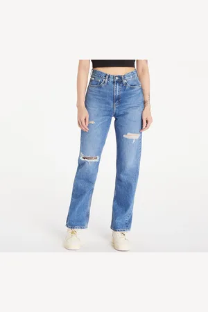 Calvin Klein Spijkerbroek Jeans High Rise Straight Denim Medium W25/L30