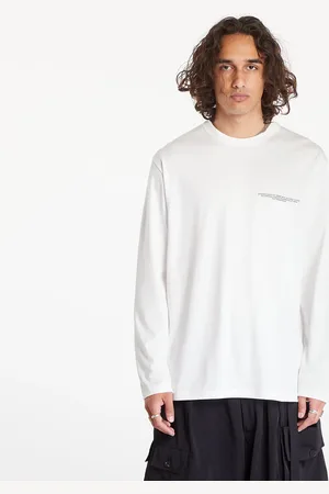 Y-3 T-shirt Logo Long Sleeve Tee UNISEX Core White L