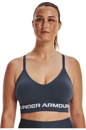 Under Armour Seamless Low Long Bra Gray S
