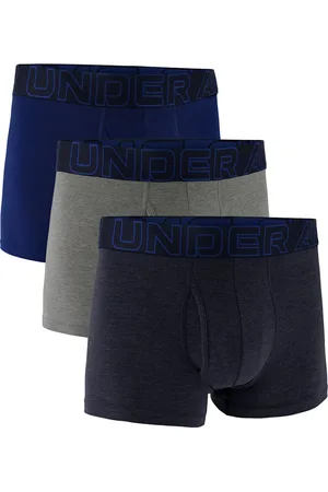 Under Armour M Perf Cotton 3in 3-Pack Navy L