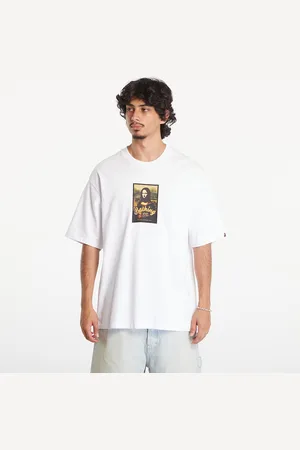 A Bathing Ape T-shirt Art Print Relaxed Fit Short Sleeve Tee White L