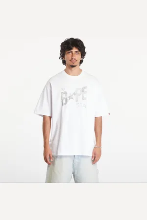 A Bathing Ape T-shirt Floral Solid Camo Bape Sta Logo Relaxed Fit Short Sleeve Tee White XXL
