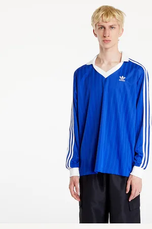 adidas T-shirt adidas Pique Long Sleeve Semi Lucid Blue XL