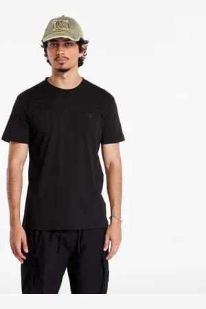 Calvin Klein T-shirt Jeans Euphoric Monologo Short Sleeve Tee Black L
