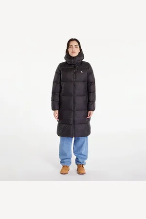Calvin Klein Jas Jeans Down Long Puffer Jacket Black S