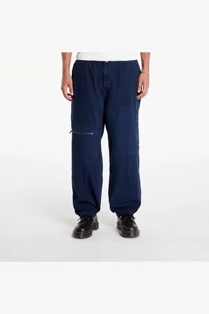 Tommy Hilfiger Broeken Tommy Jeans Aidan Straight Baggy Tapered Cargo Pants Dark Night Navy W32/L32