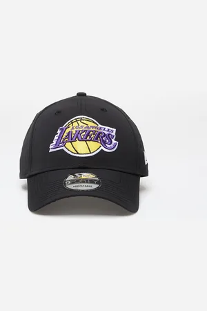 New Era Los Angeles Lakers Recycled 9FORTY Adjustable Cap Black/ True Purple Universal