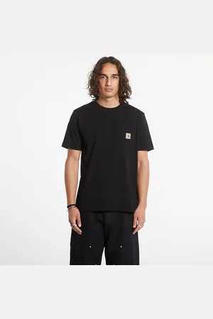 Carhartt T-shirt Pocket Short Sleeve T-Shirt UNISEX Black L