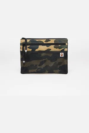 A Bathing Ape Tas 1St Camo Cordura Sacoche Yellow 1 l