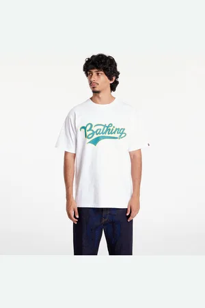 A Bathing Ape T-shirt Varsity Baseball Logo Tee White M