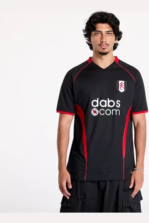 Copa Jersey Fulham FC 2003 - 2004 Away Retro Football Shirt UNISEX Black/ Red M