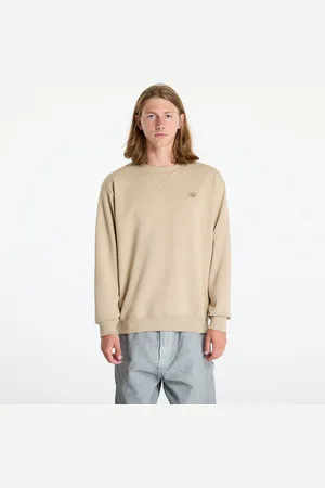 New Balance Sweatshirt Athletics French Terry Crew Stoneware L
