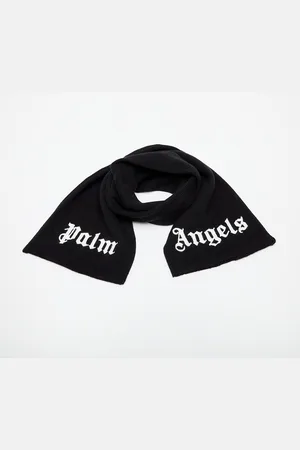 Palm Angels Sjaal Logo Knit Scarf Black/ White Universal