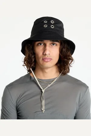 Rick Owens Woven Padded Gilligan Hat Black M