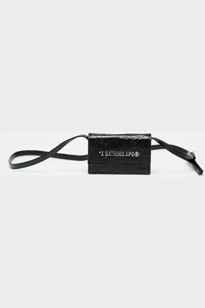 A Bathing Ape Portemonnee Mini Wallet Black Universal