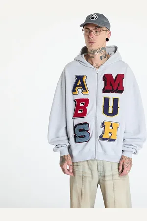 AMBUSH Sweatshirt Zip Up Sweatshirt UNISEX Grey Melange XL