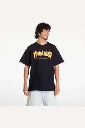 Thrasher T-shirt Flame Logo T-Shirt Black M