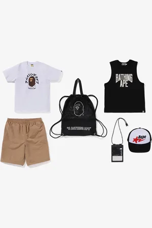 A Bathing Ape Gymsacks Summer Bag Black M