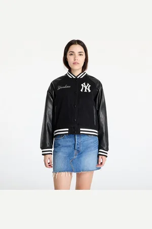 New Era Jas MLB Womens Varsity New York Yankees Black/ Off White XL