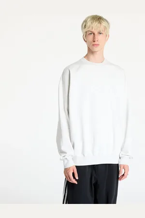 Y-3 Sweatshirt Brushed Terry Crew Sweat UNISEX Grey L
