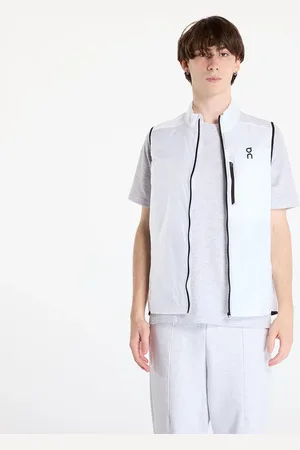 On Running Vest Weather Vest White/ Black L
