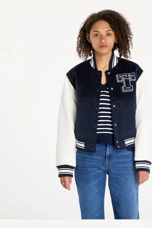 Tommy Hilfiger Jas Tommy Jeans Letterman Jacket Blue S