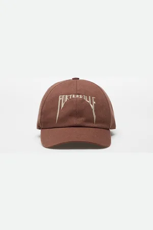 Rick Owens Embroidered Denim Baseball Cap Terra/ Pearl L