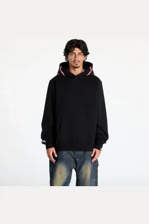 A Bathing Ape Sweatshirt Shark Pullover Hoodie Black XXL