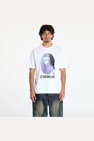 A Bathing Ape T-shirt Tie Dye By Bathing Ape Tee White/ Black XXL