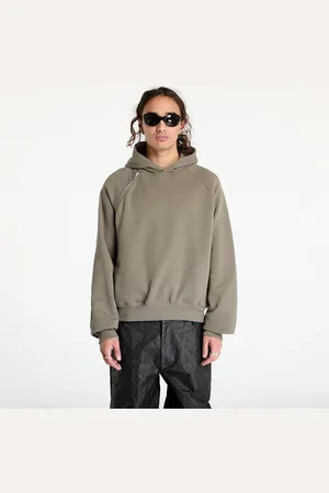 HELIOT EMIL Sweatshirt Sequence Zip Hoodie UNISEX Dusty Green L