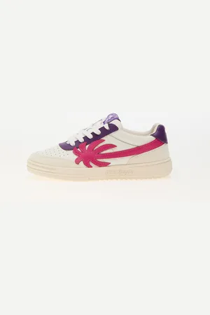Palm Angels Sneakers Palm Beach University Leather White Fuchsia EUR 33