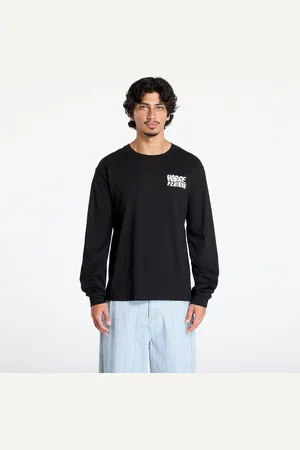 Horsefeathers T-shirt Distort Long Sleeve T-Shirt Black M