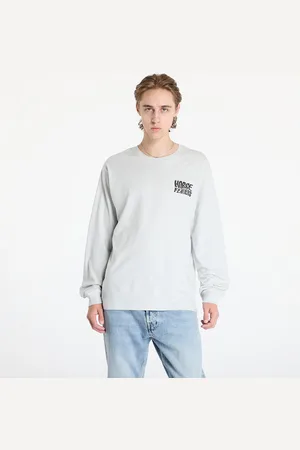 Horsefeathers T-shirt Distort Long Sleeve T-Shirt Cement L