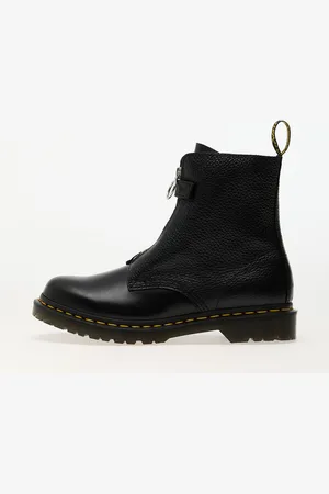 Dr. Martens Sneakers 1460 Pascal Frnt Zip Black Wanama & Black Milled Nappa EUR 37
