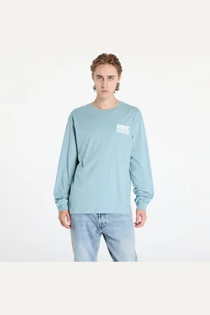 Horsefeathers T-shirt Distort Long Sleeve T-Shirt Blue Haze L