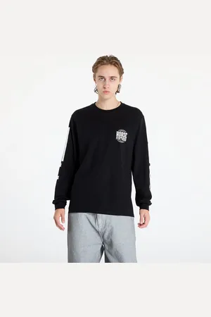 Horsefeathers T-shirt Tall Typo Long Sleeve T-Shirt Black S