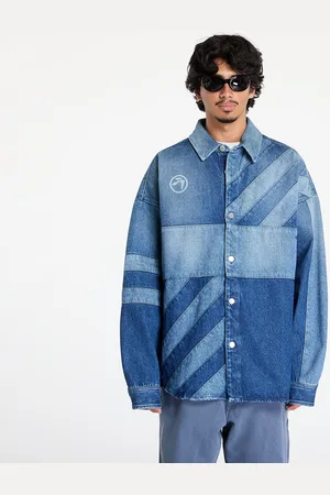 AMBUSH Shirt Patchwork Denim Shirt Vintage Blue/ No Color 50