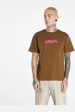 DIME T-shirt Happy T-Shirt UNISEX Dark Brown L