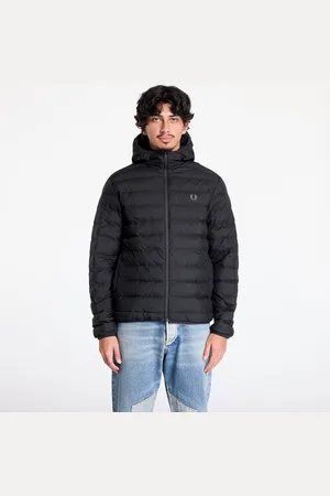 Fred Perry Jas Hooded Insulated Jacket Black XL