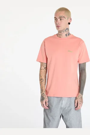 DIME T-shirt Classic Small Logo T-Shirt UNISEX Pink Clay L