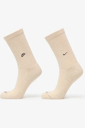 Nike Everyday Cushioned Crew Socks 2-Pack Sanddrift/ Earth L