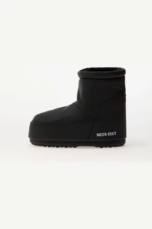 Moon Boot Sneakers Icon Low Nolace Rubber Black EUR 39-41