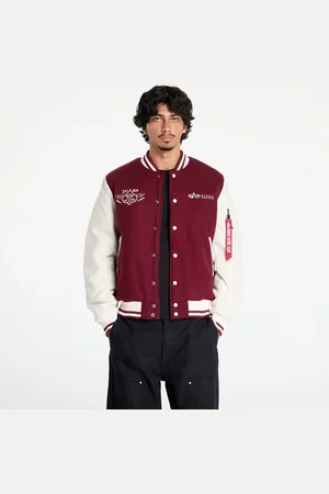 Alpha Industries Jas Alpha Industries Varsity Air Force Jacket Burgundy L