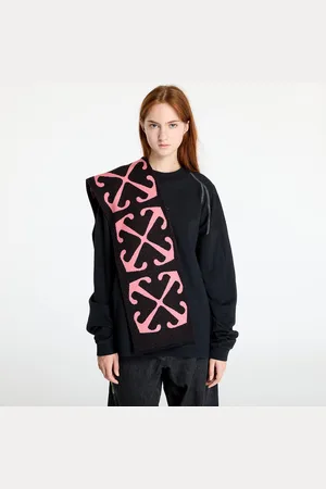 OFF-WHITE Sjaal Arrow Diag Scarf Black/ Pink Universal