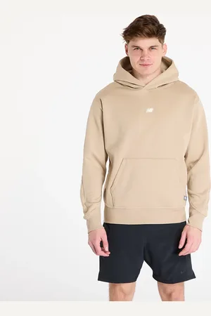 New Balance Sweatshirt Hoops Uniform Hoodie Stoneware M