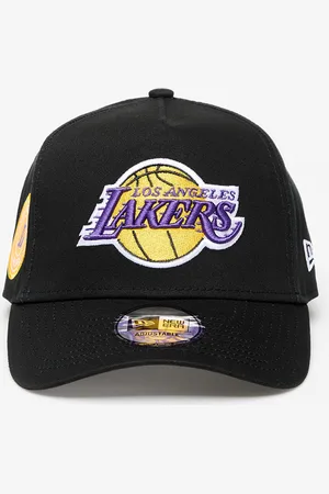 New Era Los Angeles Lakers Aframe NBA Patch Cap Black Universal