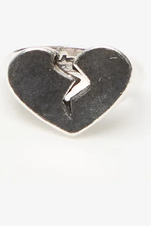 TWOJEYS Broken Heart Ring Silver 56 mm